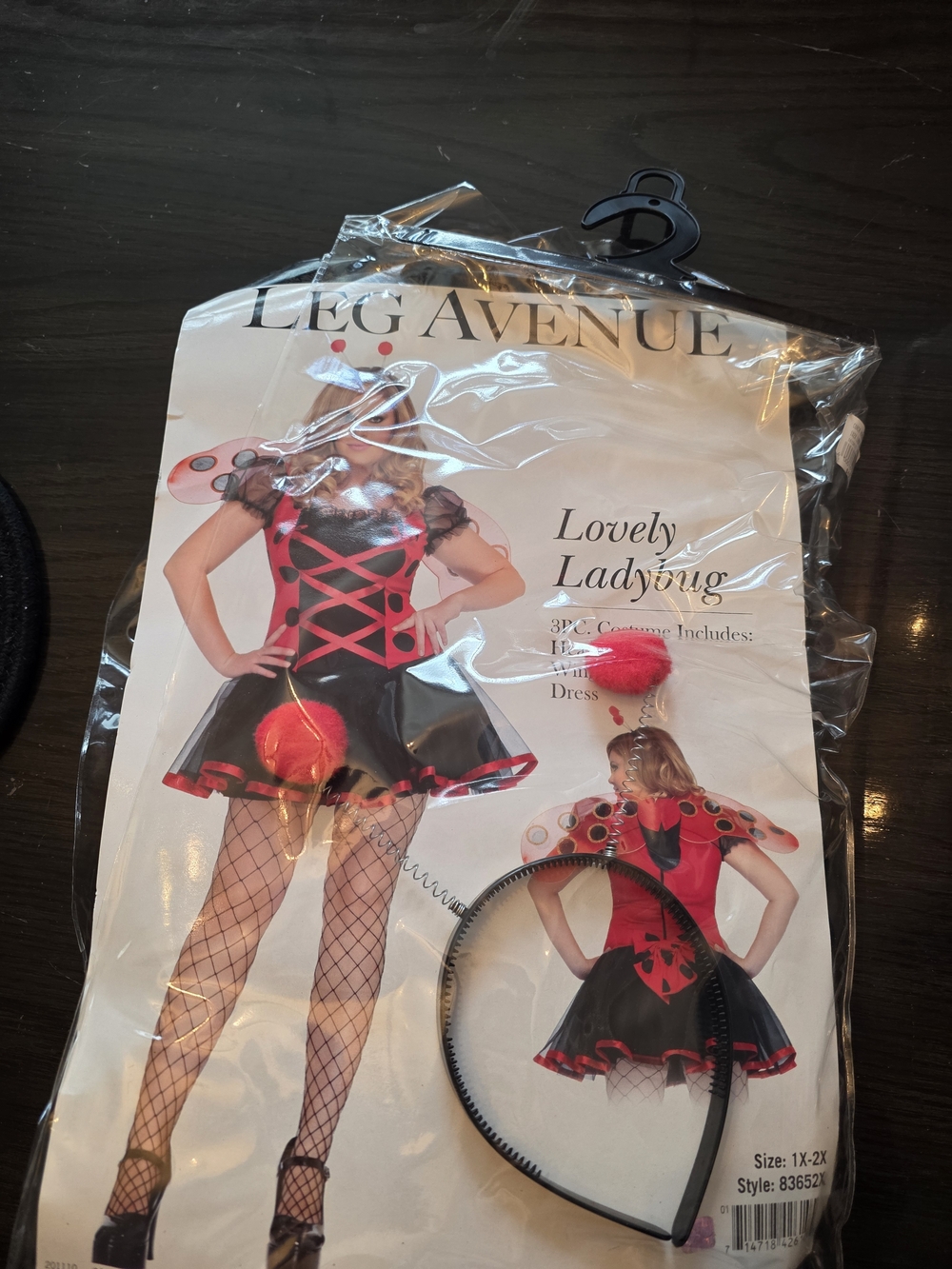 Leg Avenue Lovely Ladybug Costume - Red & Black
